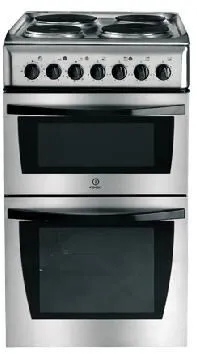 Indesit KD3E11XG Ocaklı fırın Bağımsız ocak Gaz Paslanmaz çelik