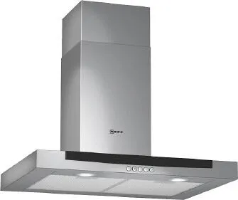 Neff D77M24 ocak bacası Duvara monteli Paslanmaz çelik Davlumbaz ve Aspiratör