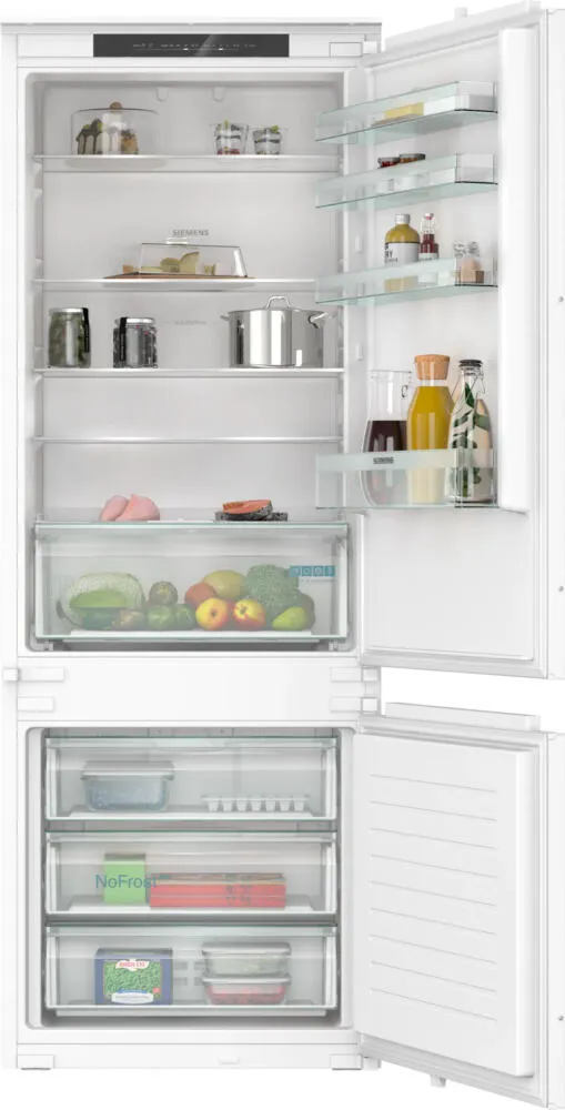 Siemens iQ100 KB96NNSE0 donduruculu buz dolabı Ankastre 383 l Beyaz Buzdolabı