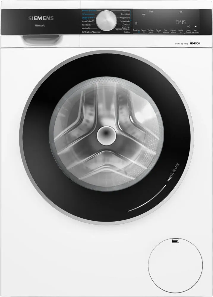 Siemens iQ500 WN44G241 çamaşır kurutma makinesi Solo Önden yüklemeli Beyaz Kurutmalı Çamaşır Makinesi