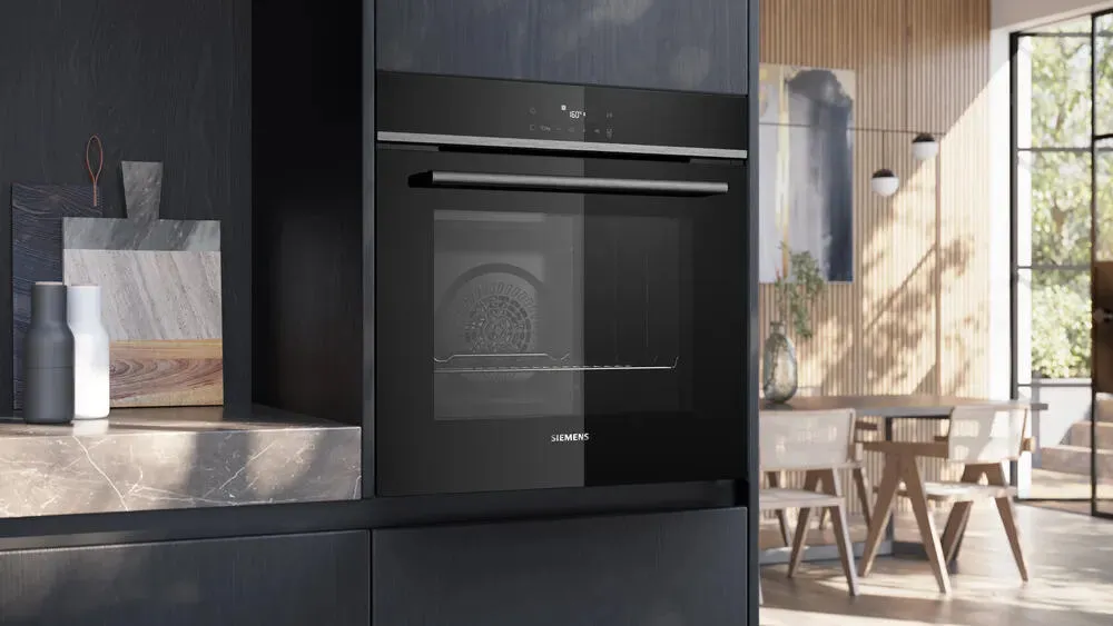 Siemens iQ300 HB572ABS4 fırın 71 l 3600 W Siyah Thumbnail 3