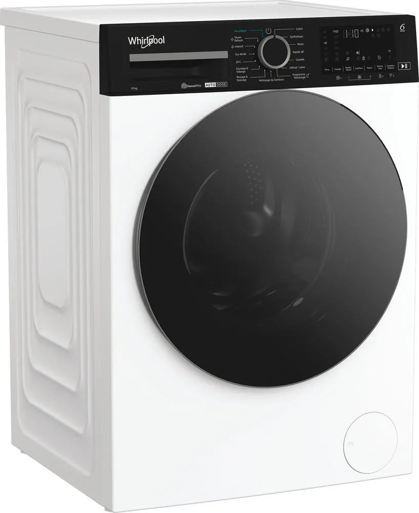 Whirlpool WPM 07W ADS FR çamaşır makinesi Önden yüklemeli 10 kg 1400 RPM Beyaz Çamaşır Makineleri
