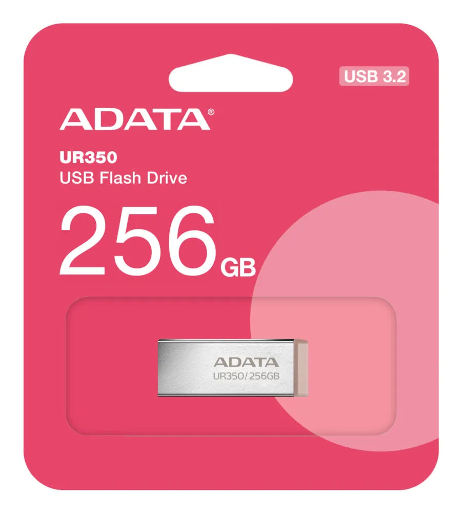 ADATA UR350-256G-RSR/BG 256 GB USB 3.2 Flash Bellek Thumbnail 7