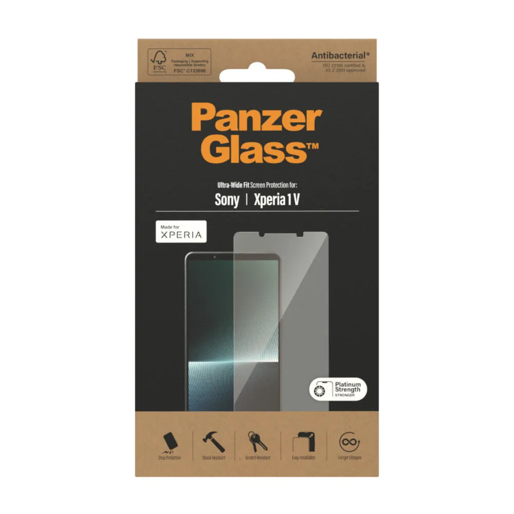 PanzerGlass® Screen Protector Sony Xperia 1 V 5G | Ultra Wide Fit 7642 Thumbnail 4