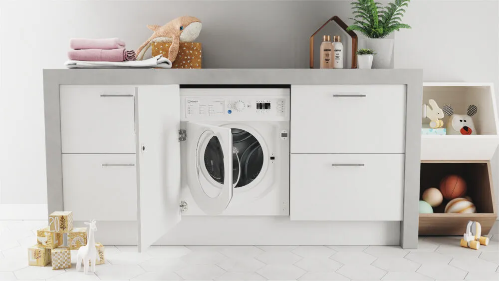 Indesit BI WMIL 81485 UK 8 kg 1351 Devir Çamaşır Makinesi Thumbnail 9