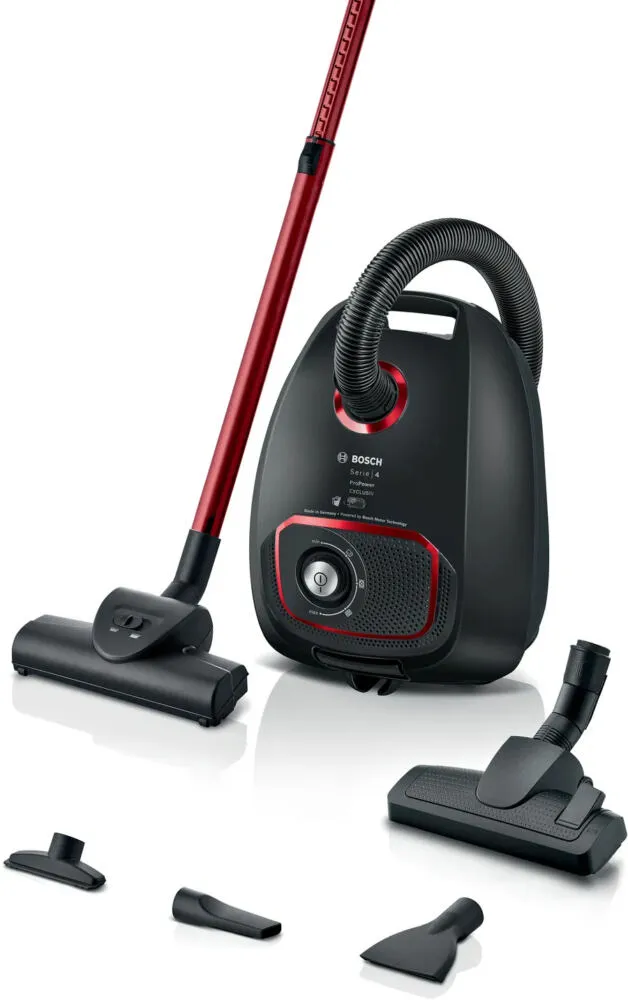 Bosch Serie 4 BGD41MPOW elektrik süpürgesi 4 l Tambur vakum Kuru 850 W Toz torbası Elektrikli Süpürge