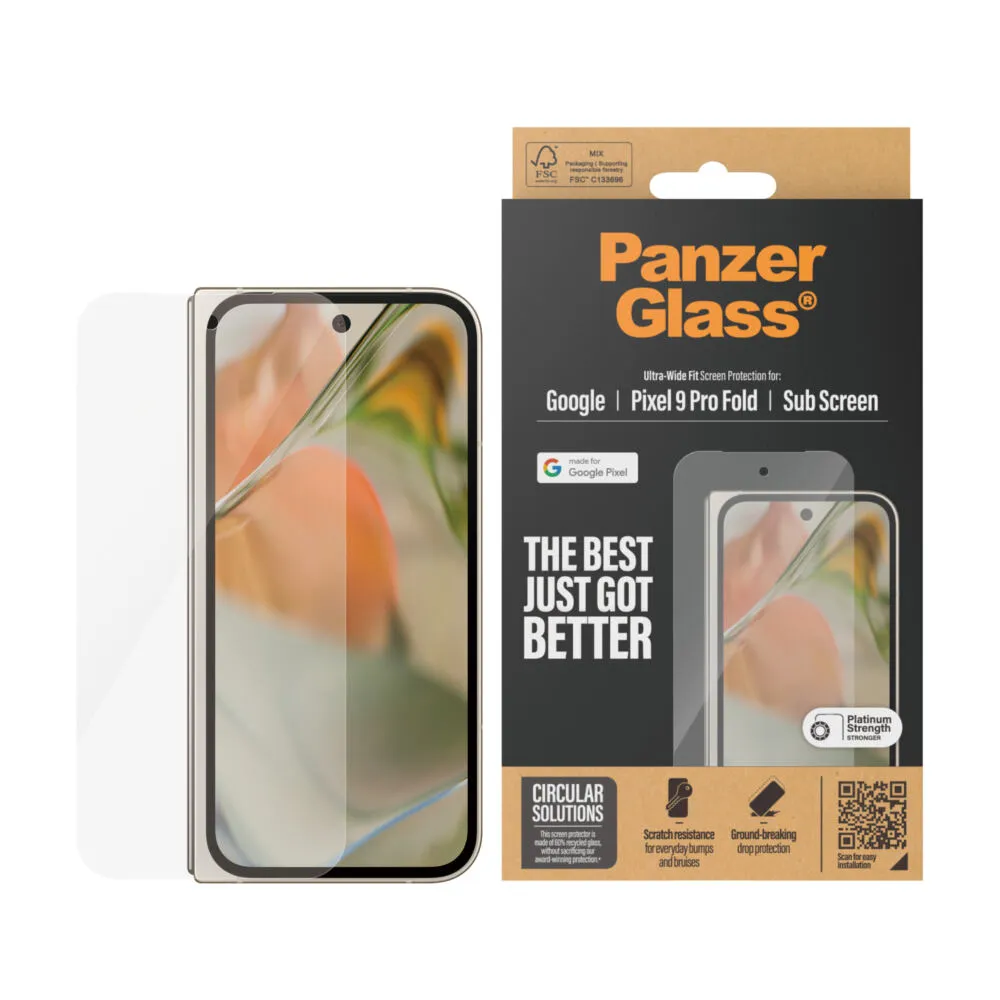 PanzerGlass® Screen Protector Google Pixel 9 Pro Fold | Ultra-Wide Fit 4788 Thumbnail 1
