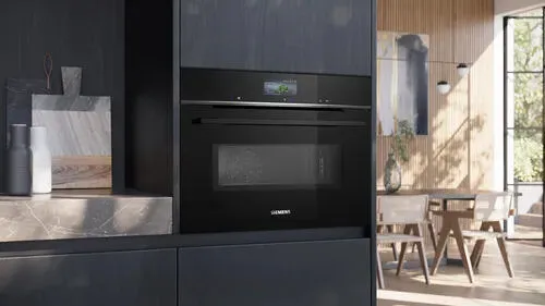 Siemens iQ700 CM776G1B1B fırın 45 l 3600 W Siyah Thumbnail 4