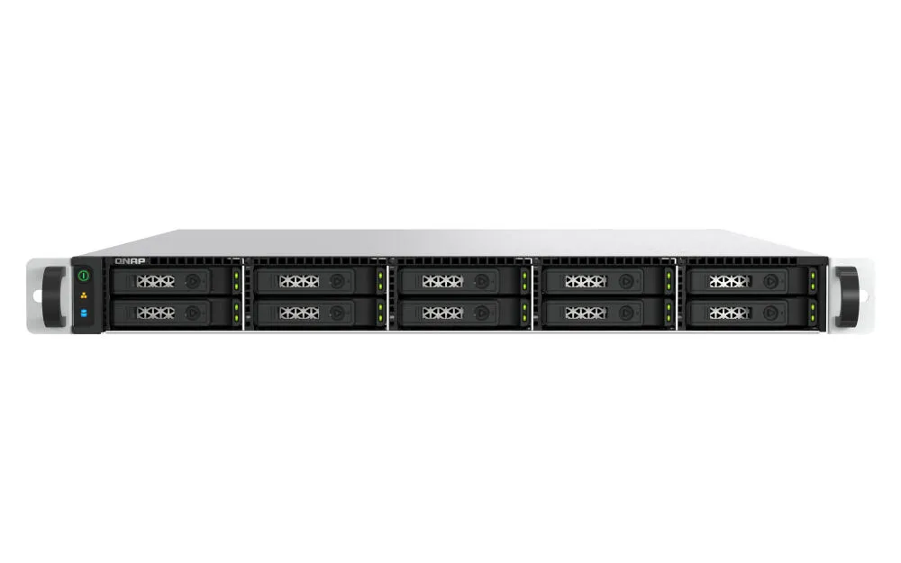 QNAP TS-h1077AFU-R7-32G NAS Yatay (1U) AMD Ryzen™ 7 32 GB DDR5 0 TB QNAP QTS Siyah, Gri