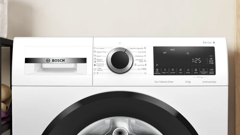 Bosch Serie 6 WGG256Z1ES çamaşır makinesi Önden yüklemeli 10 kg 1600 RPM Beyaz Thumbnail 1