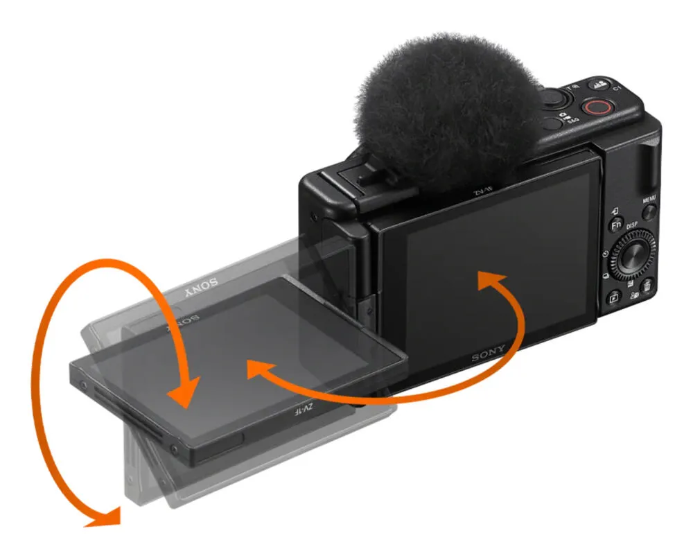 Sony ZV-1F 1" Kompakt kamera 20,1 MP Exmor RS CMOS 5472 x 3648 Piksel Siyah Thumbnail 2
