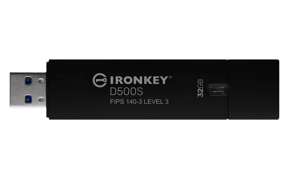 Kingston Technology IronKey D500S IKD500S/32GB 32 GB USB 3.2 260 MB/s Flash Bellek Thumbnail 3
