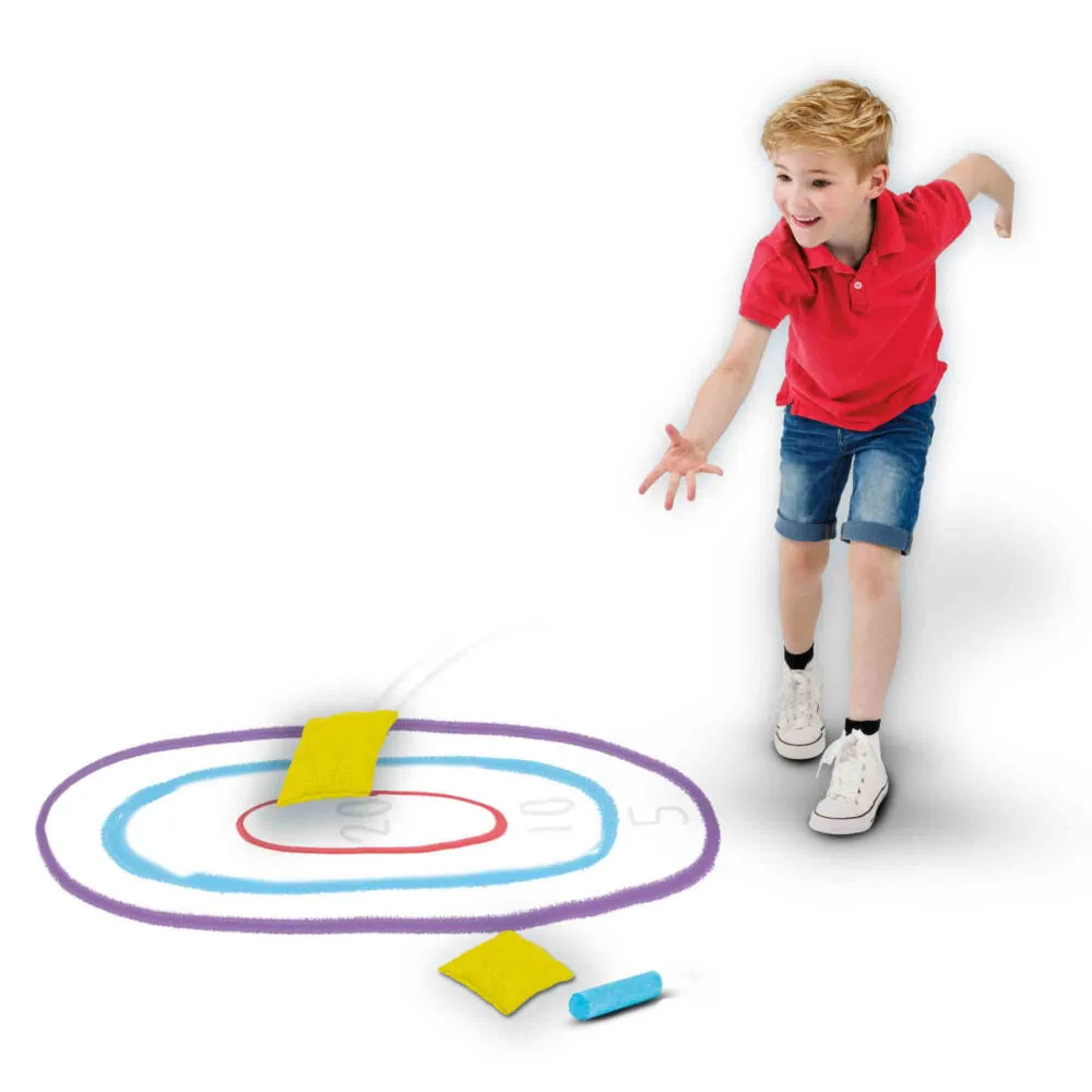 SES Creative Playground chalk 6 pack Çocuklar için oyuncak spor seti Thumbnail 3
