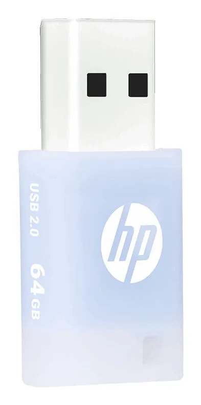 HP v168 USB flash sürücü 64 GB A tipi USB 2.0 Mavi USB Bellek