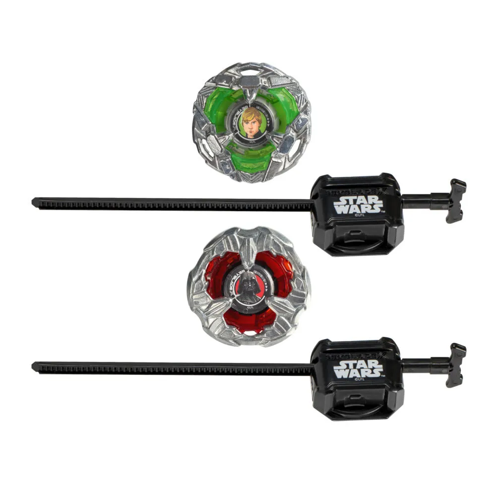 Beyblade X ve Star Wars Collab Luke Skywalker 4-80B ve Darth Vader 4-60B Aktif ve Beceri Oyuncakları