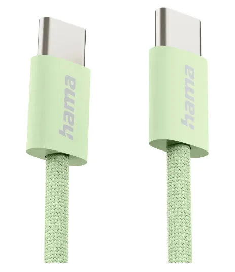 Hama Fabric 00201726 USB C to USB C (1 m) USB Kablosu Thumbnail 3
