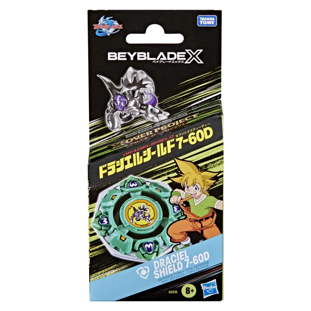 Beyblade X X-Over Project Draciel Shield 7-60D Paketi Aktif ve Beceri Oyuncakları