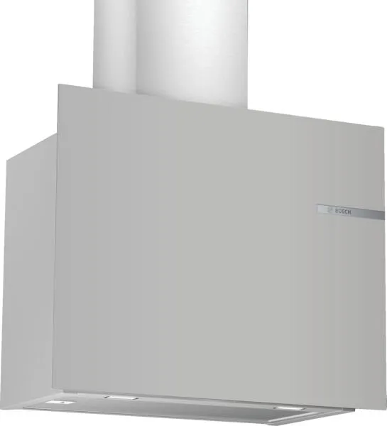 Bosch Serie 4 DWF65AJ70T ocak bacası Duvara monteli Gümüş 649 m³/Saat Davlumbaz ve Aspiratö
