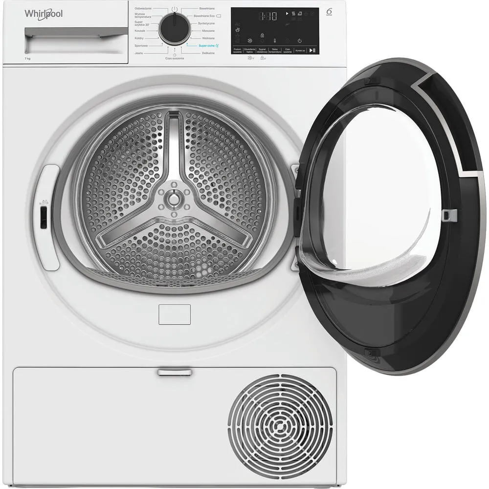 Whirlpool C WSD 74M WBS PL kurutucu Solo Önden yüklemeli 7 kg Beyaz Thumbnail 2