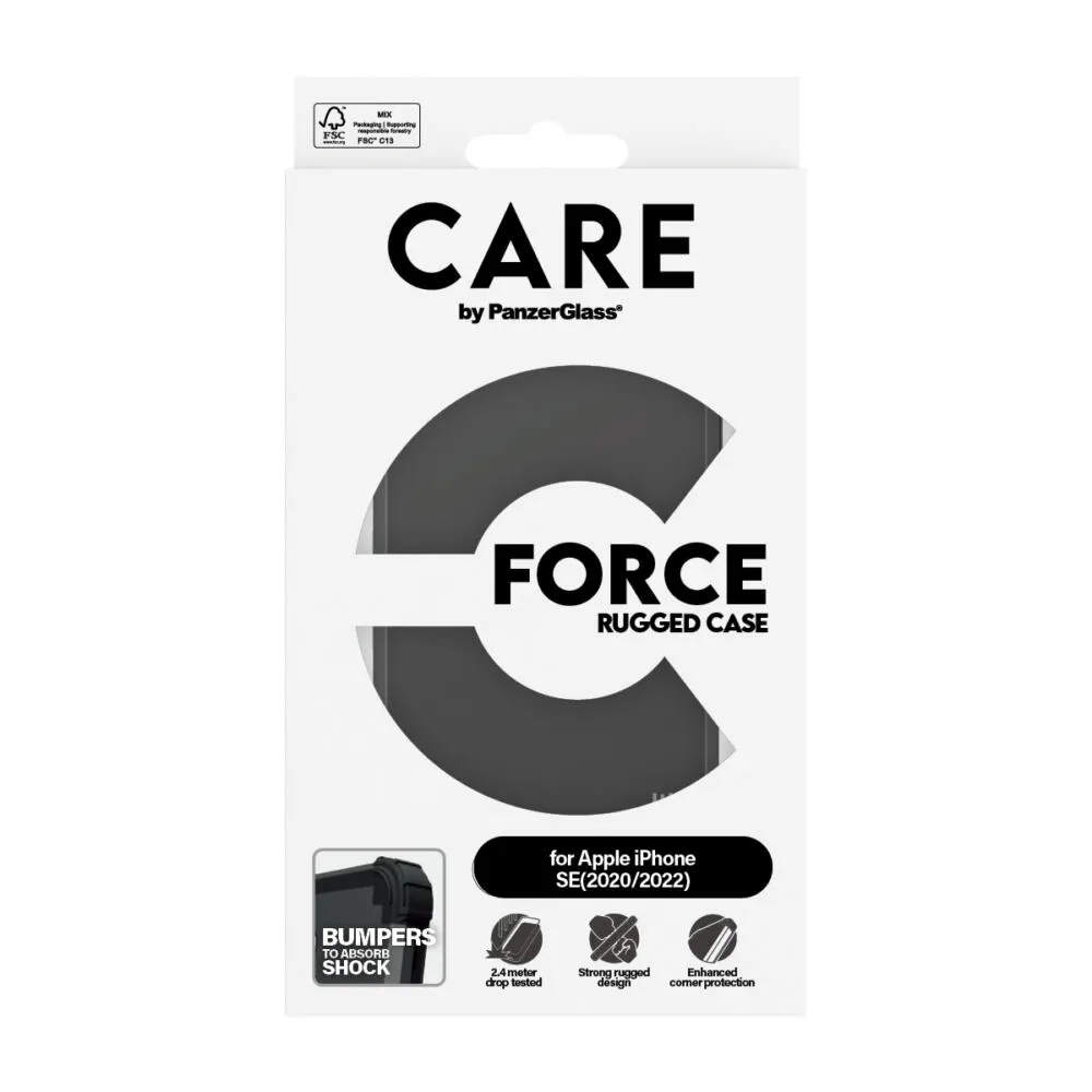 PanzerGlass CARE™ by PanzerGlass® Case Black FORCE iPhone SE (2020, 2022) 1988 Thumbnail 3