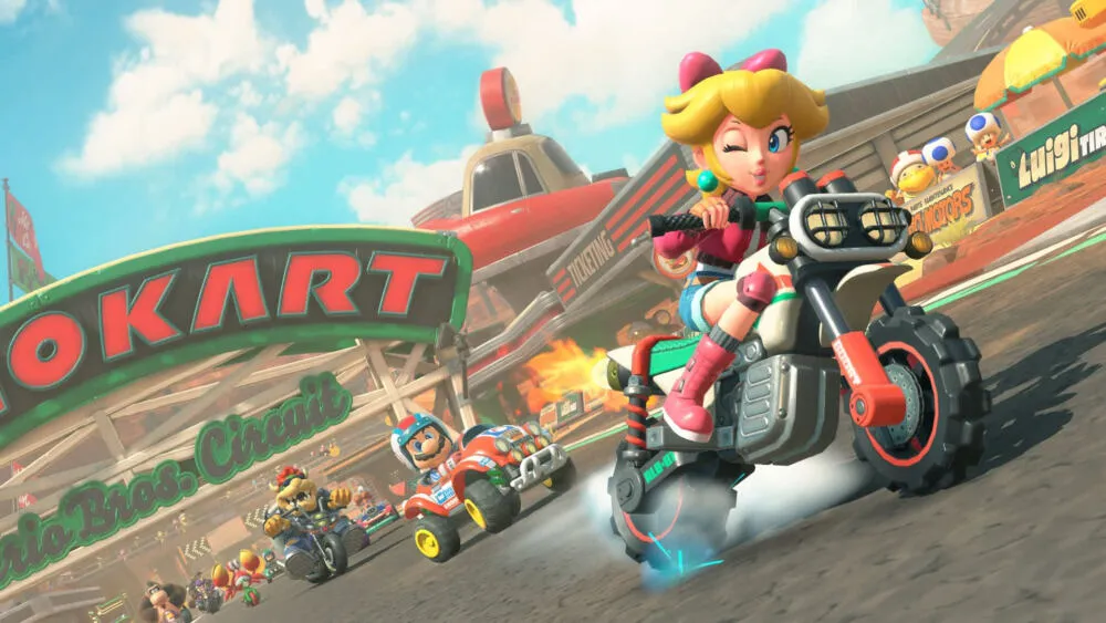 Nintendo Mario Kart World standart Almanca, Flemenkçe, İngilizce, Fransızca, İtalyan, Japonca, Korece, Portekizce, Rusça Nintendo Switch 2 Thumbnail 4