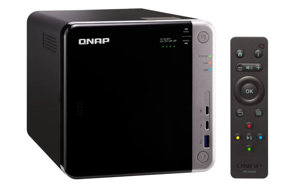 QNAP TS-453BT3 8 GB TS-453BT3-8G/8TB-RED Thumbnail 1