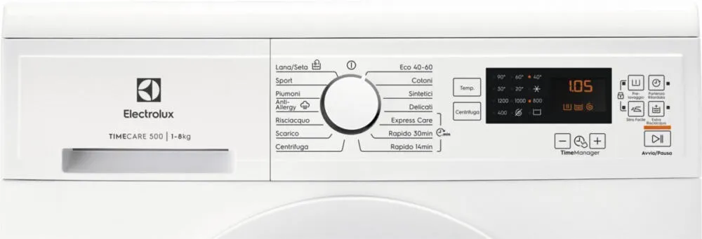 Electrolux EW2F5W82 914 912 562 8 kg 1151 Devir Çamaşır Makinesi Thumbnail 10