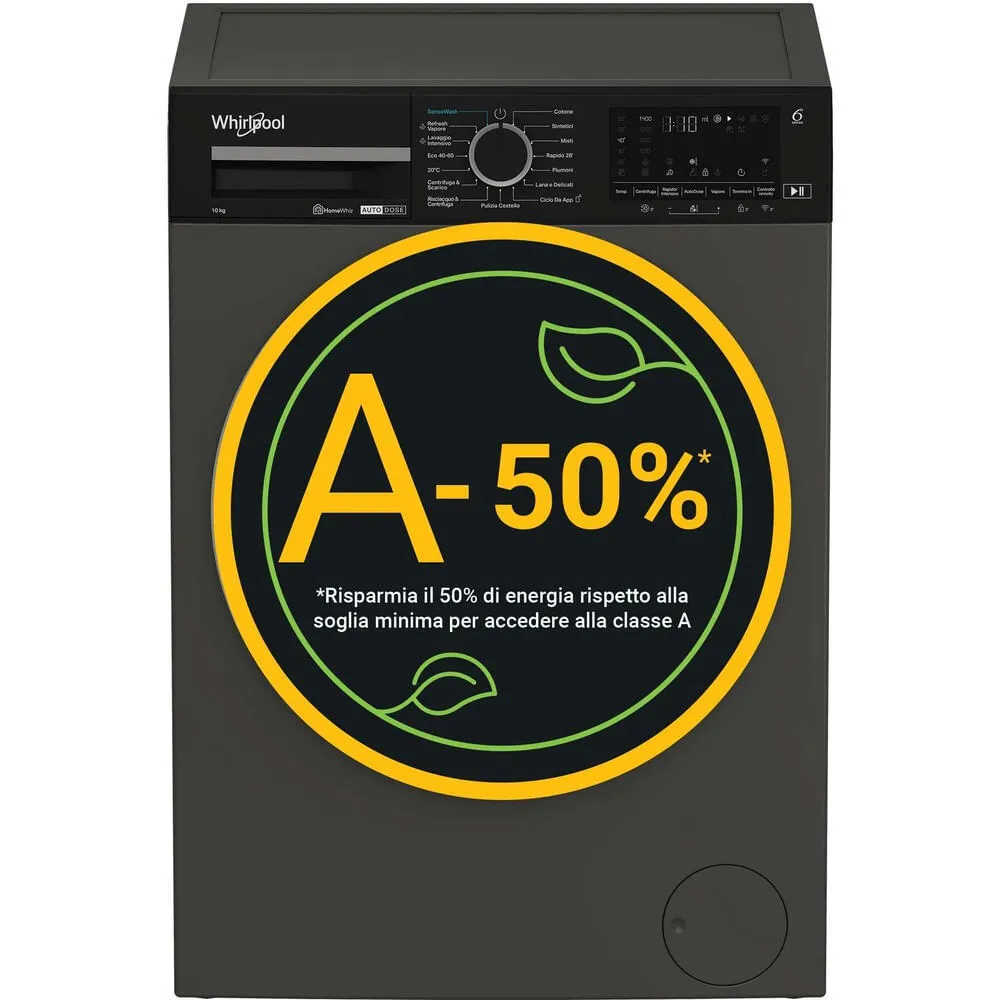Whirlpool WPM 011G ADS IT 869991729540 10 kg 1400 Devir Çamaşır Makinesi Thumbnail 4