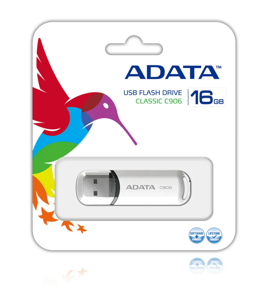 ADATA C906 16 GB AC906-16G-RWH USB 2.0 Flash Bellek Thumbnail 1