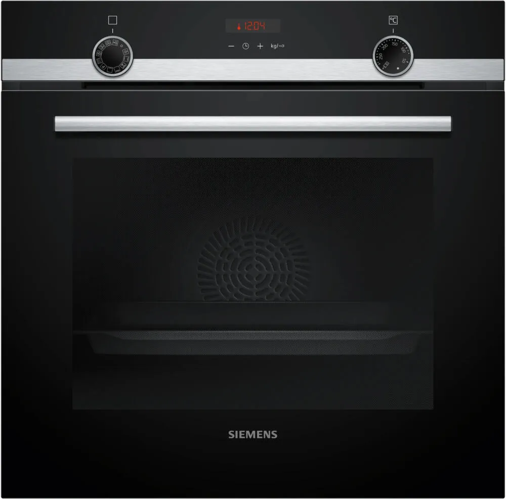 Siemens iQ300 HB574ABR3F fırın 71 l 3600 W Siyah, Paslanmaz çelik