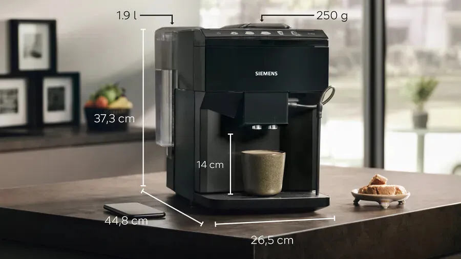Siemens EQ.500 TP511R09 kahve makinesi Tam otomatik Espresso makinesi 1,9 l Thumbnail 2
