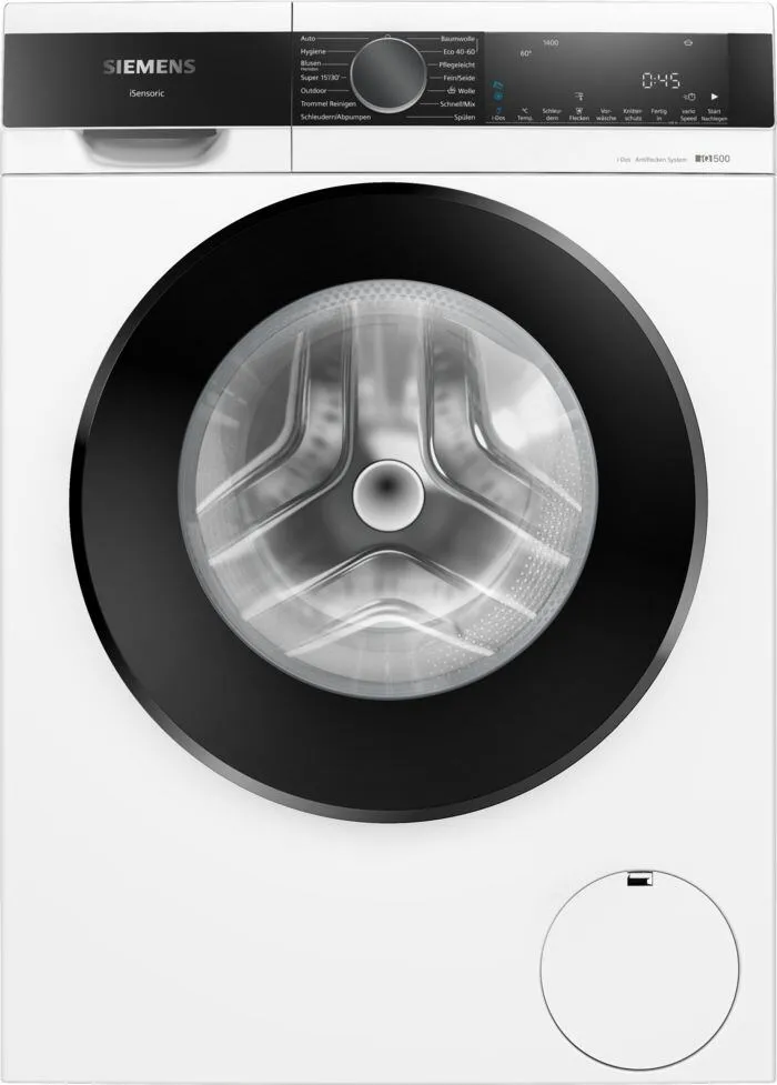Siemens iQ500 WG44G2A40 çamaşır makinesi Önden yüklemeli 9 kg 1400 RPM Beyaz Çamaşır Makineleri