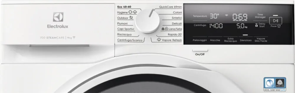 Electrolux EFI7394M4C 914 495 000 9 kg 1400 Devir Çamaşır Makinesi Thumbnail 3