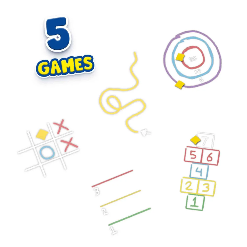 SES Creative Playground chalk 6 pack Çocuklar için oyuncak spor seti Thumbnail 2
