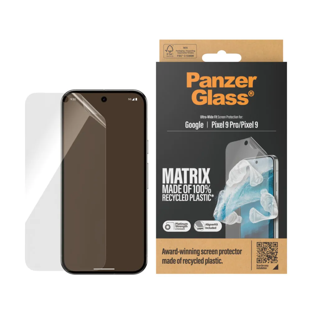 PanzerGlass® Film Screen Protector Google Pixel 9 5G | 9 Pro 5G | Ultra-Wide Fit w. EasyAligner 4790 Thumbnail 1