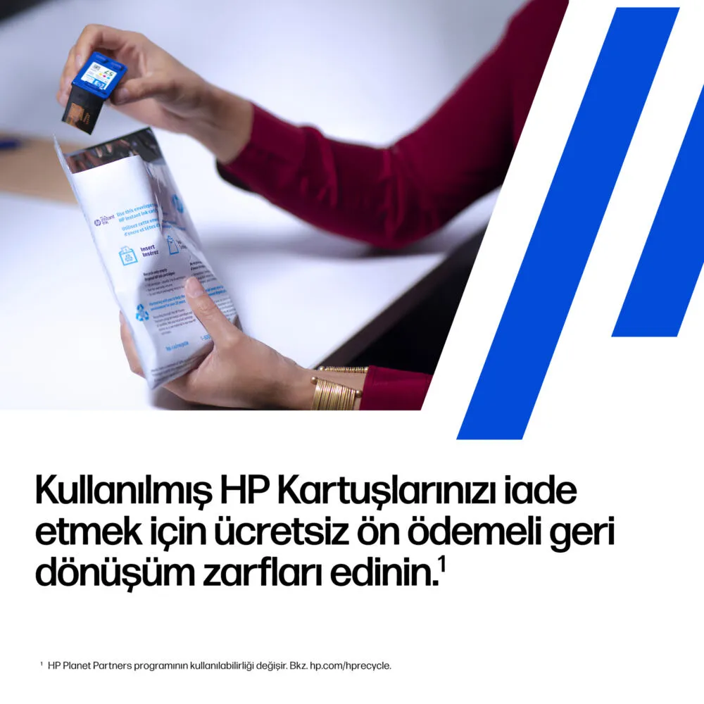HP 654 Üç Renkli Orijinal Mürekkep Avantajlı Kartuş 7FP38UE Thumbnail 14