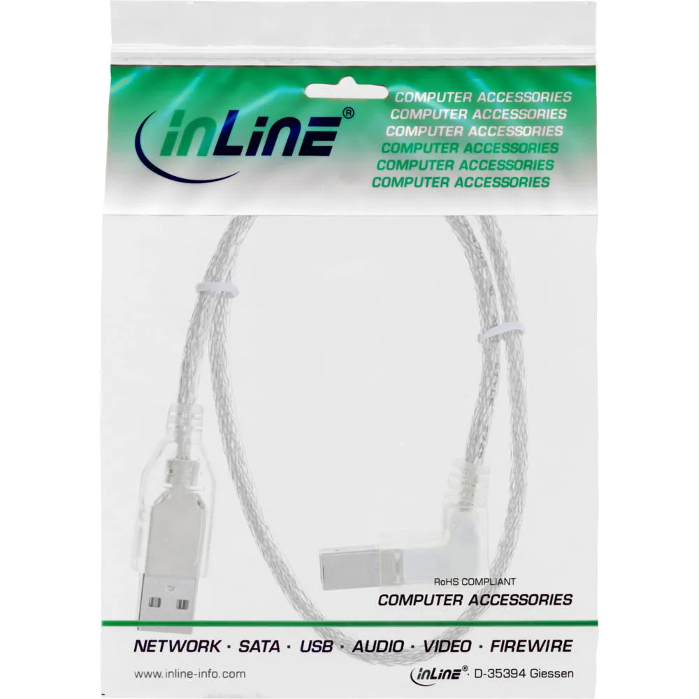 InLine 34520R USB A to USB B (2 m) USB Kablosu Thumbnail 2