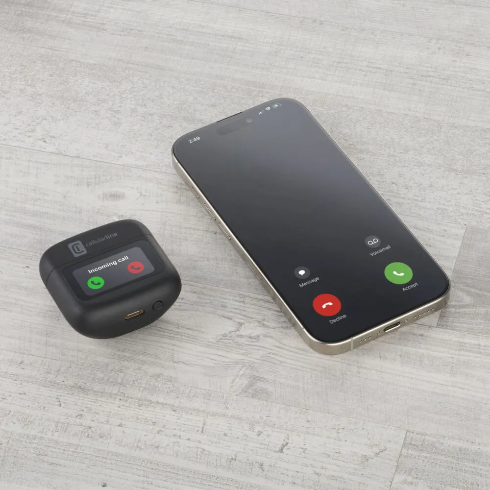 Cellularline 8018080494352 BTHUSHTWSK ANC Bluetooth Kulaklık Thumbnail 6