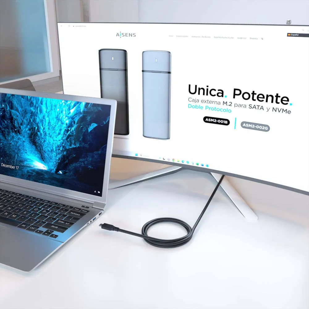 AISENS A107-0874 USB C to USB C (3 m) USB Kablosu Thumbnail 6