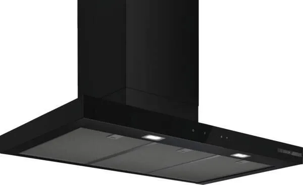 Bosch DWB97DN60 ocak bacası Duvara monteli Siyah 699 m³/Saat Davlumbaz ve Aspiratö