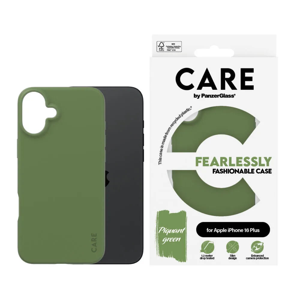 PanzerGlass CARE™ by PanzerGlass® Case Green iPhone 16 Plus 1407 Thumbnail 2