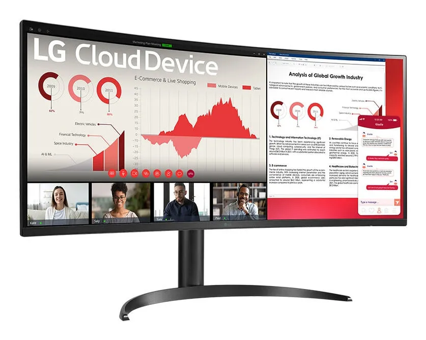 LG 34CR650N-6N.AEK 34 inç N5105 4 GB RAM 16 GB SSD All-in-One Bilgisayar Thumbnail 10