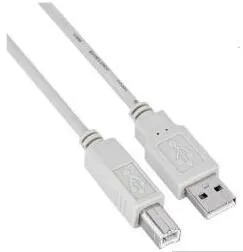 Nilox USB2-AB-MM3-B USB kablo 3 m USB A USB B Beyaz USB Cihaz