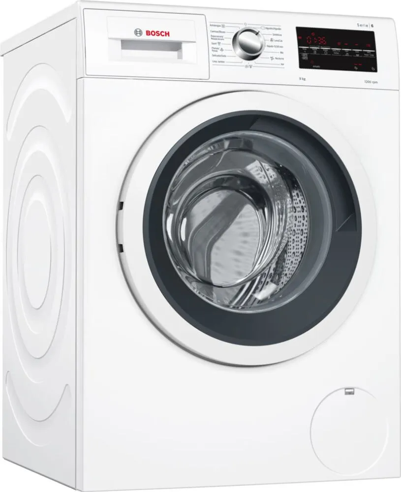 Bosch Serie 6 WAT24491ES çamaşır makinesi Önden yüklemeli 9 kg 1200 RPM Beyaz Çamaşır Makineleri