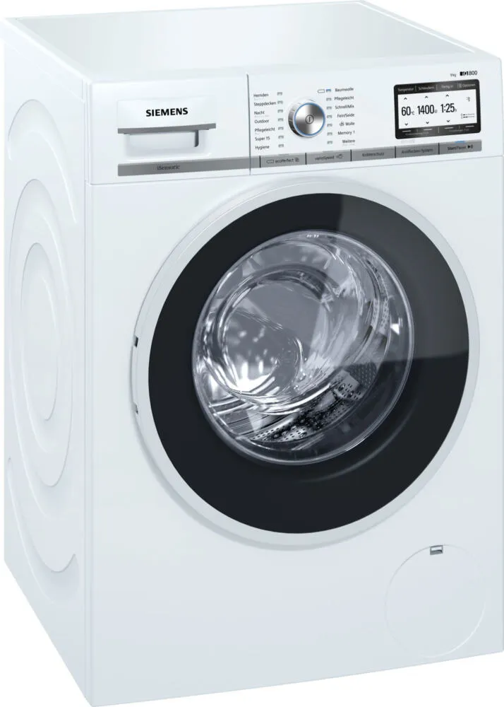 Siemens iQ800 WM14Y7TT9 çamaşır makinesi Önden yüklemeli 9 kg 1400 RPM Beyaz Çamaşır Makineleri