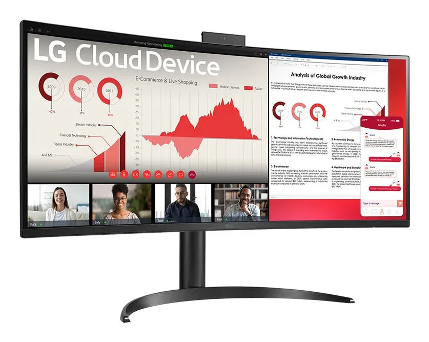 LG 34CR651W-BP 34 inç N6005 8 GB RAM 256 GB SSD All-in-One Bilgisayar Thumbnail 3