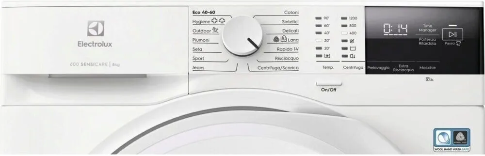 Electrolux EW6FT28W 914 931 041 8 kg 1200 Devir Çamaşır Makinesi Thumbnail 13