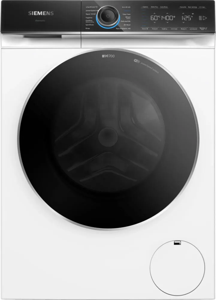 Siemens iQ700 WG44B209GB çamaşır makinesi Önden yüklemeli 9 kg 1400 RPM Beyaz Çamaşır Makineleri