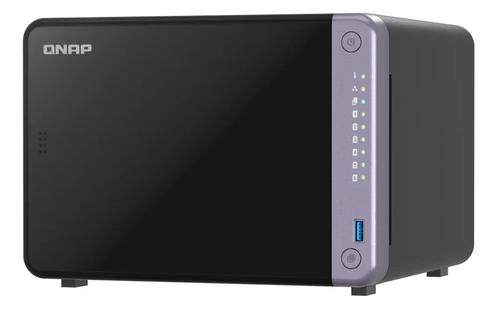 QNAP TS-632X-4G NAS Dikey (Tower) Alpine AL-524 4 GB DDR4 60 TB HDD QNAP QTS Siyah