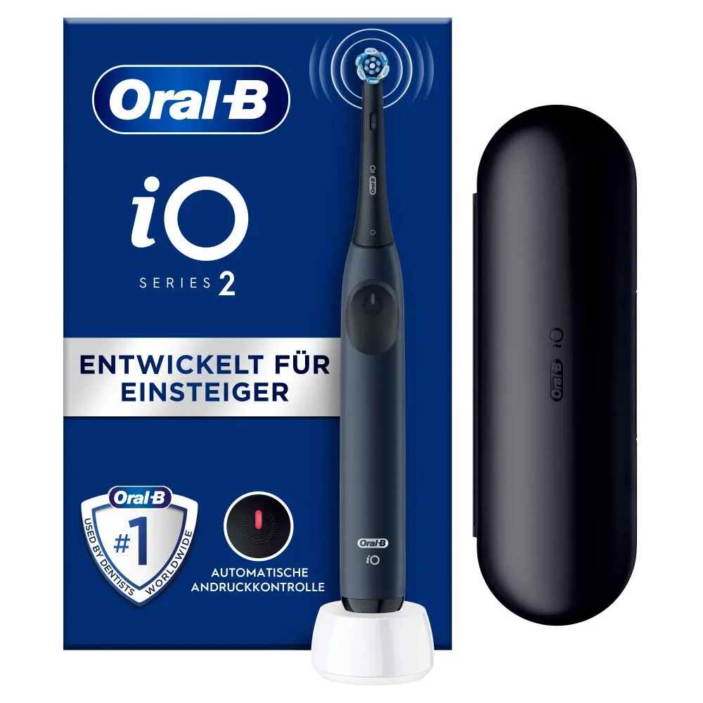 Oral-B iO Series 2 Yetişkin Titreşimli diş fırçası Mavi Şarjlı Diş Fırçaları